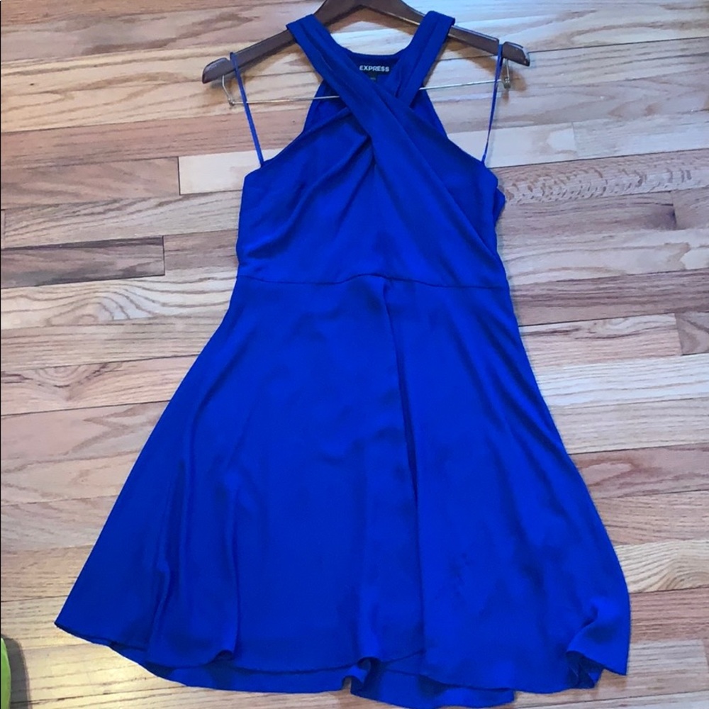Express Blue Mini Dress